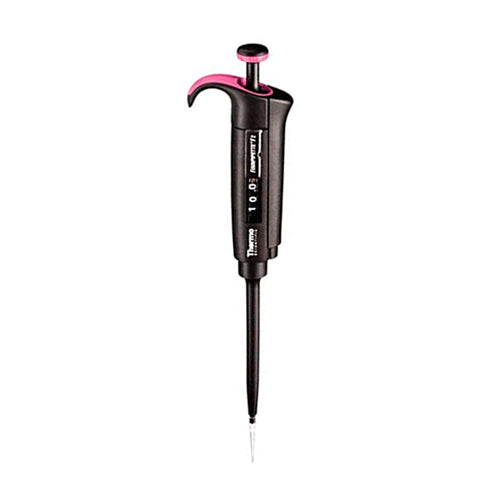 3691. MICROPIPETA MONOCANAL VOLUMEN VARIABLE 1-10UL F2 ROSA - FINNPIPETTE