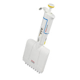 3752. MICROPIPETA MULTICANAL 8 CANALES VOLUMEN VARIABLE 5-50UL F1 AMARILLO - FINNPIPETTE