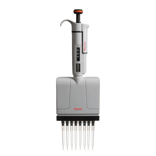 3754. MICROPIPETA MULTICANAL 8 CANALES VOL VARE 30-300UL F1 NARANJA - FINNPIPETTE