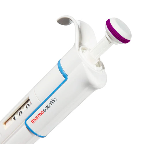 3744. MICROPIPETA MULTICANAL 16 CANALES VOLUMEN VARIABLE 1-10UL F1 MORADO - FINNPIPETTE