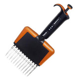 3741. MICROPIPETA MULTICANAL 12 CANALES VOLUMEN VARIABLE 30-300UL F2 NARANJA - FINNPIPETTE