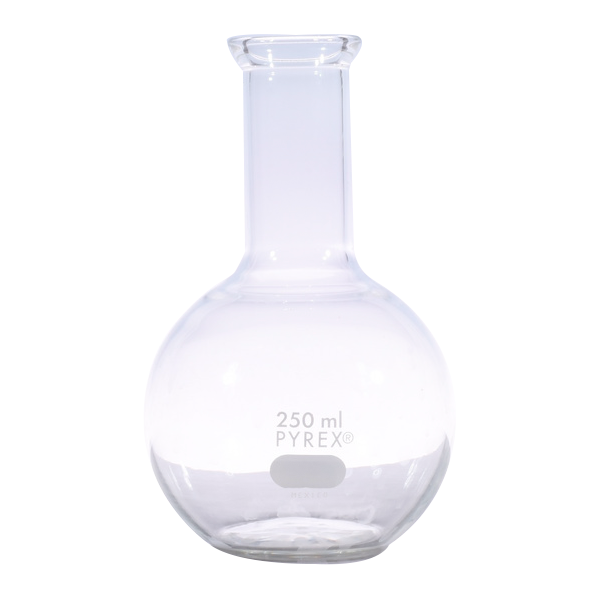 2859. MATRAZ DESTILACION DE VIDRIO 250ML SAYBOLT - PYREX