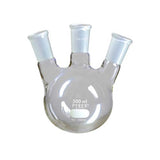 15195. MATRAZ DESTILACION DE VIDRIO 500ML, 3 BOCAS ANGULADO 3 JUNTAS 24/40 - PYREX