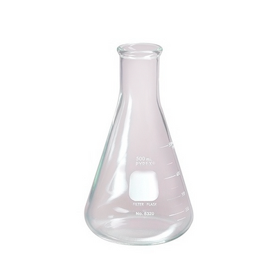 2611. MATRAZ DESTILACION DE VIDRIO 1LT, 2 BOCAS VERTICAL 34/45 - PYREX