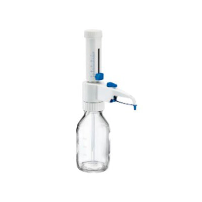 8406. DISPENSADOR VARISPENSER 2X MONOCANAL P/BOTELLA C/VALVULA DE RECIRCULACION Y ADAPTADORES 0.5-5ML - EPPENDORF
