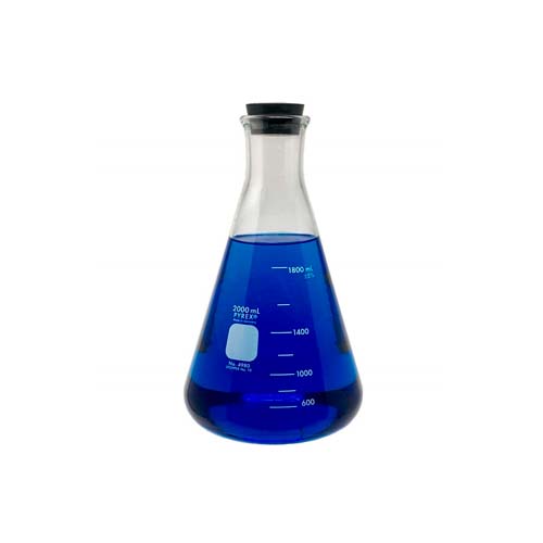 50252. MATRAZ ERLENMEYER DE VIDRIO BOCA ANGOSTA  - PYREX