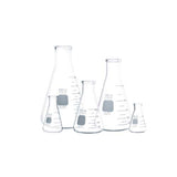 15207. MATRAZ ERLENMEYER DE VIDRIO EN PAQUETE DE 5: 50ML, 125ML, 250ML, 500ML, 1LT - PYREX