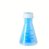 2245. MATRAZ ERLENMEYER DE PLASTICO 250ML BOCA ANGOSTA C/TAPON DE ROSCA POLIPROPILENO CORNING