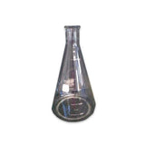 14171. MATRAZ ERLENMEYER DE VIDRIO 4LT BOCA ANCHA C/TAPON DE ROSCA NARANJA - PYREX