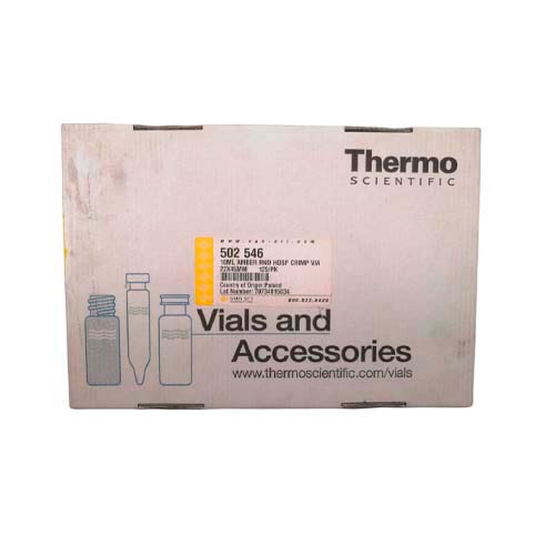 14470. VIAL VIDRIO AMBAR 10ML 22X45MM C/125 - THERMO SCIENTIFIC