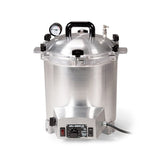 3067. AUTOCLAVE (ESTERILIZADOR) DE ALUMINIO 24LT C/CANASTILLA Y MANOMETRO PORTATIL ELECTRICA 120V, 50/60HZ ALL AMERICAN