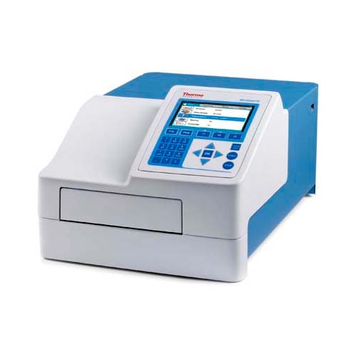 50750. ESPECTROFOTOMETRO DE PLACAS MULTISKAN FC C/INCUBADORA 96 Y 384 POZOS C/8 POSICIONES Y FILTROS INSTALDOS 405NM, 450NM, 620NM, LONGITUD DE ONDA 340-850NM 100/240V 50/60HZ THERMO SCIENTIFIC