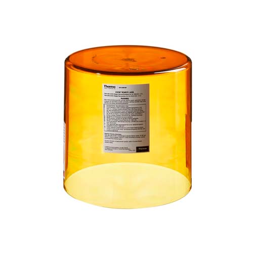 56501. CAMPANA DE VACIO DE POLICARBONATO AMBAR 18.9LT C/PLACA DE POLICARBONATO BLANCO - NALGENE