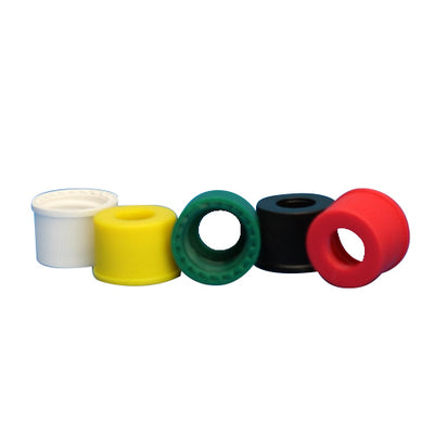 3225. TAPON DE ROSCA ABIERTA DE POLIPROPILENO NEGRO 8-425MM HOLE CAP FLANGELESS PAQUETE C/200 PIEZAS - FINNERAN