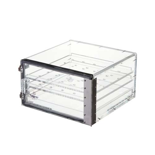 13777. GABINETE DESECADOR DE ACRILICO 178X305X305MM C/2 ESTANTES, 3 POSICIONES - NALGENE