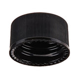 2135. TAPON DE ROSCA DE POLIPROPILENO NEGRO 15-425MM SIN LINER PAQUETE C/100 PIEZAS - FINNERAN