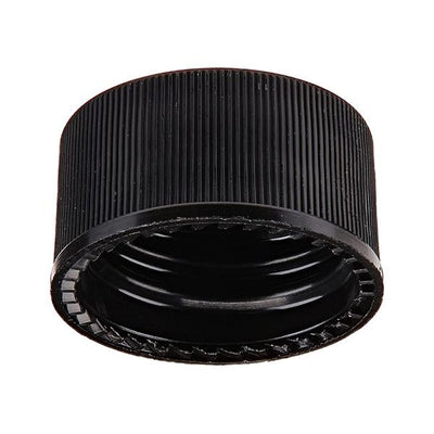 2135. TAPON DE ROSCA DE POLIPROPILENO NEGRO 15-425MM SIN LINER PAQUETE C/100 PIEZAS - FINNERAN