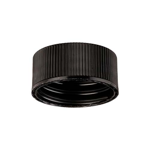 14299. TAPA DE POLIPROPILENO NEGRO SOLIDA 24-400MM, SIN FORRO PAQUETE C/100 PIEZAS - FINNERAN
