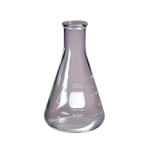 MATRAZ FILTRACION DE VIDRIO 2LT PARED GRUESA GRADUADA -  PYREX