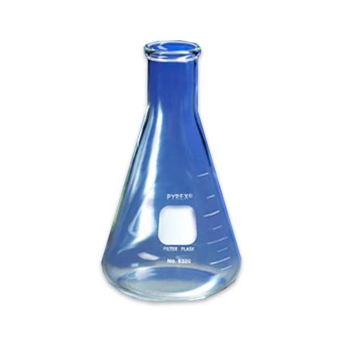 15237. MATRAZ FILTRACION DE VIDRIO 4LT PARED GRUESA GRADUADA - PYREX