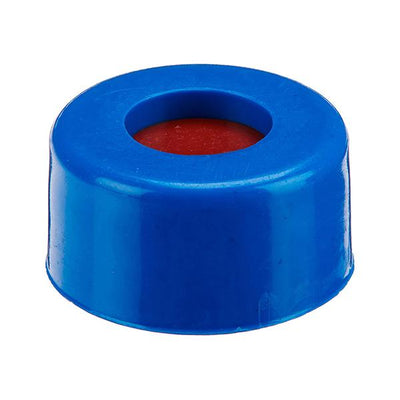 2132. TAPON DE ROSCA DE POLIPROPILENO AZUL 9MM RAM PTFE/BUTYL HULE LINED PAQUETE C/100 PIEZAS - FINNERAN