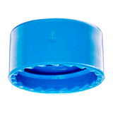 10968.  TAPA DE TEFLON/SILICON AZUL 9MM C/SEPTA PAQUETE C/100 PIEZAS FINNERAN