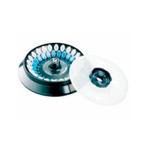 8112. ROTOR DE ANGULO FIJO MOD. FA-45-48-11, P/48 TUBOS 1.5/2.0ML, 12700RPM C/TAPA QUICKLOOK, HERMETICO A LOS AEROSOLES - EPPENDORF