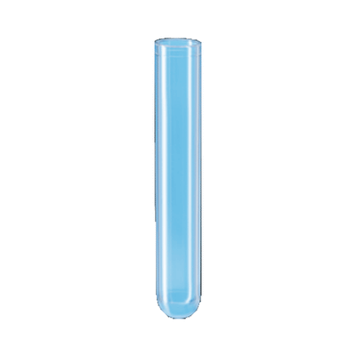 25478. TUBO DE POLIESTIRENO 5ML, 75X13MM TRANSPARENTE FONDO REDONDO C/TAPON A PRESION PAQUETE C/500 PIEZAS  SARSTEDT