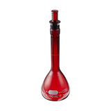2693. MATRAZ VOLUMETRICO DE VIDRIO 50ML CLASE A BAJO ACTINICO C/TAPON ESMERILADO - PYREX