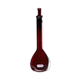 15257. MATRAZ VOLUMETRICO DE VIDRIO 25ML CLASE A CERTIFICADO/SERIALIZADO BAJO ACTINICO C/TAPON ESMERILADO - PYREX