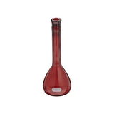 15263. MATRAZ VOLUMETRICO DE VIDRIO 2LT CLASE A CERTIFICADO/SERIALIZADO BAJO ACTINICO C/TAPON ESMERILADO - PYREX
