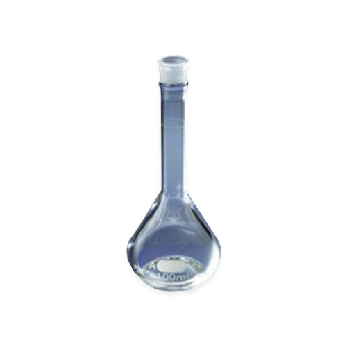 11524.MATRAZ VOLUMETRICO DE VIDRIO 250ML CLASE A BOCA ANCHA PARED GRUESA C/TAPON ESMERILADO - PYREX