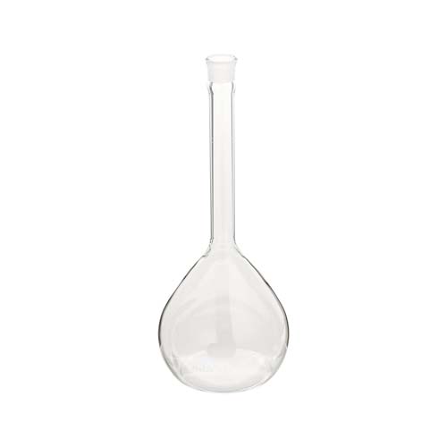 15247. MATRAZ VOLUMETRICO DE VIDRIO 10ML CLASE A LINEA BLANCA SIN TAPON PAQUETE C/2 PIEZAS PYREX