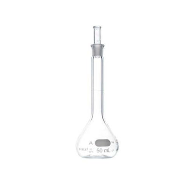 50271. MATRAZ VOLUMETRICO DE VIDRIO 50ML AFORADO CLASE A - PYREX