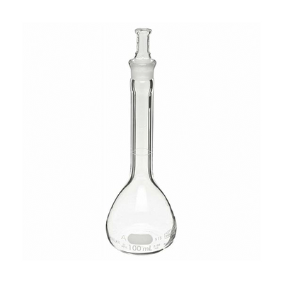 2761. MATRAZ VOLUMETRICO DE VIDRIO 100ML CLASE  - PYREX