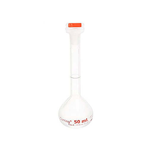 3309. MATRAZ VOLUMETRICO DE PLASTICO 25ML CLASE A CORNING