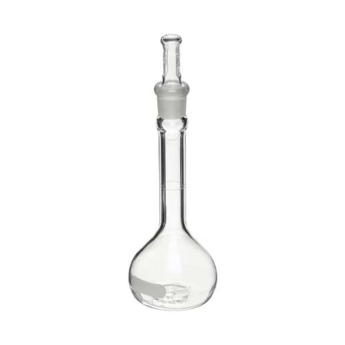 15271. MATRAZ VOLUMETRICO DE VIDRIO 5LT CLASE A LINEA BLANCA C/TAPON ESMERILADO - PYREX