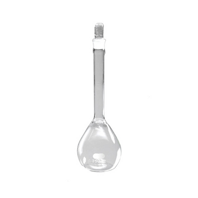 51553. MATRAZ VOLUMETRICO DE VIDRIO 500ML CLASE B C/TAPON ESMERILADO PYREX