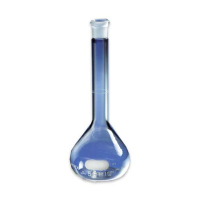 15245. MATRAZ VOLUMETRICO DE VIDRIO 10ML CLASE A C/TAPON DE POLIETILENO - PYREX