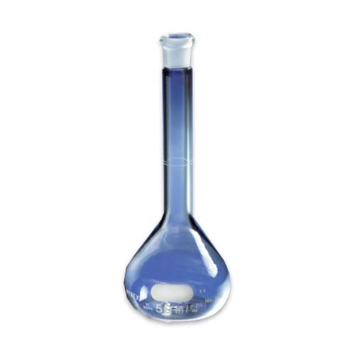 15245. MATRAZ VOLUMETRICO DE VIDRIO 10ML CLASE A C/TAPON DE POLIETILENO - PYREX