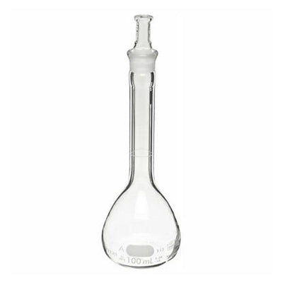 1276. MATRAZ VOLUMETRICO DE VIDRIO CLASE A 500ML C/TAPON DE POLIETILENO - PYREX