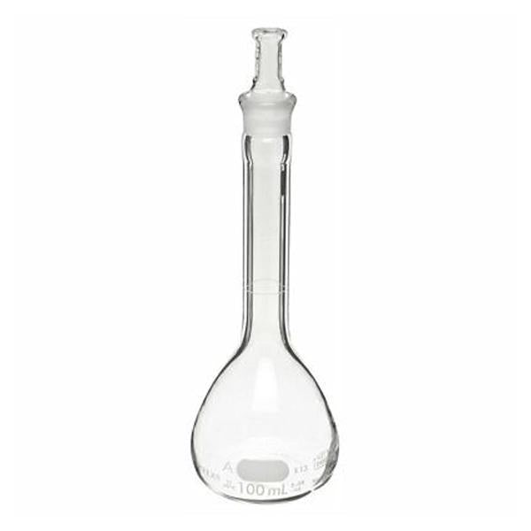 1276. MATRAZ VOLUMETRICO DE VIDRIO CLASE A 500ML C/TAPON DE POLIETILENO - PYREX