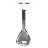 1272. MATRAZ VOLUMETRICO DE VIDRIO CLASE A 25ML C/TAPON DE TEFLON - PYREX