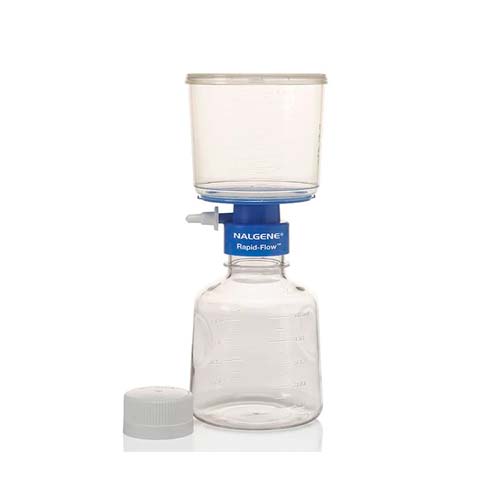 13809. SISTEMA DE FILTRACION 500ML, MEMBRANA PES (POLIETERSULFONA) 75MM, 0.1UM ESTERIL RAPID-FLOW NALGENE