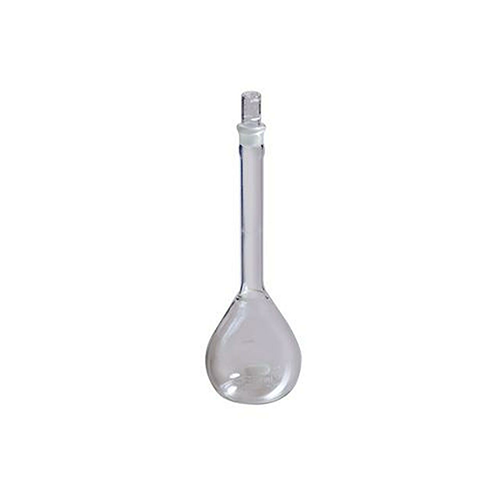 5809. MATRAZ VOLUMETRICO DE VIDRIO 100ML CLASE A CERTIFICADO/SERIALIZADO C/TAPON ESMERILADO - PYREX