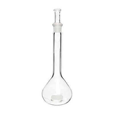 15258. MATRAZ VOLUMETRICO DE VIDRIO 25ML CLASE A CERTIFICADO/SERIALIZADO C/TAPON ESMERILADO - PYREX