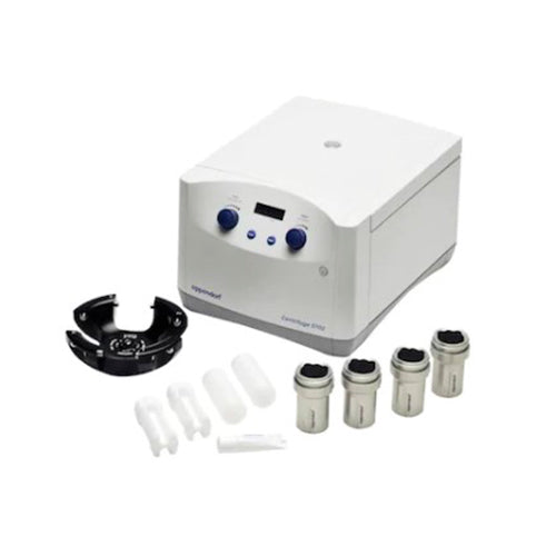 7835. CENTRIFUGA MOD. 5702 CON ROTOR A-4-38, ADAPTADOR P/TUBOS CONICOS 15/50ML 230V 50-60HZ - EPPENDORF