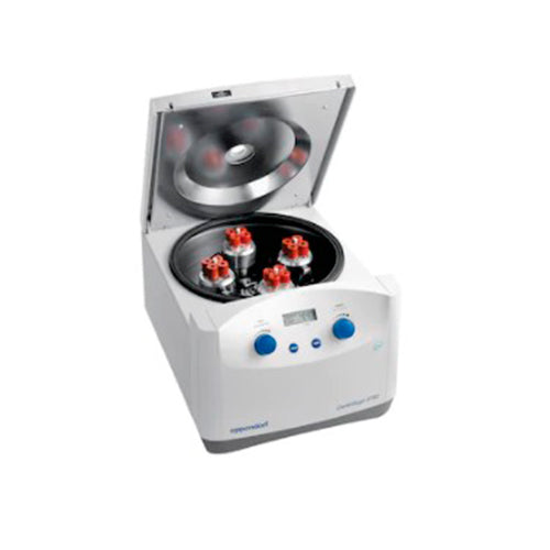 7836. CENTRIFUGA MOD. 5702 CON ROTOR A-4-38 X 90ML, 4400RPM, ADAPTADOR P/TUBOS CONICOS 15/50ML 120V 50-60HZ - EPPENDORF