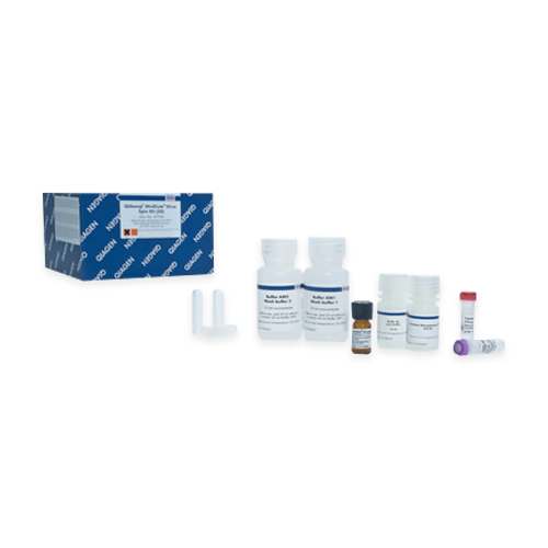 18113. KIT DE PURIFICACION DE ARN O ADN VIRAL DE PLASMA, SUERO Y FLUIDOS CORPORALES LIBRES DE CELULAS 50 MINIPREPS - QIAGEN