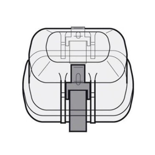 8276. TAPA HERMETICA A AEROSOLES P/CESTILLO RECTANGULAR 250ML C/2 - EPPENDORF